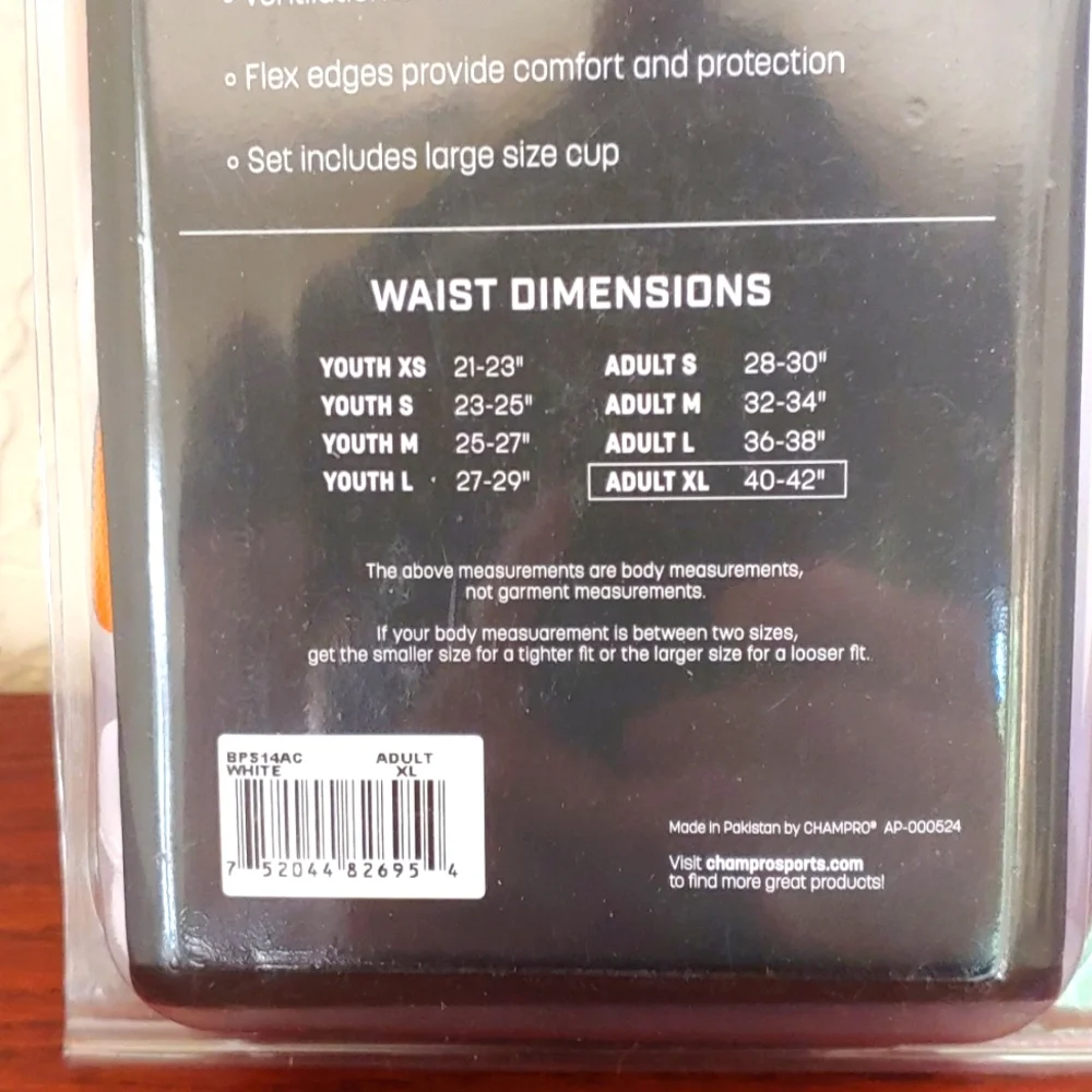 New Champro White Compression Boxer Short Size XL